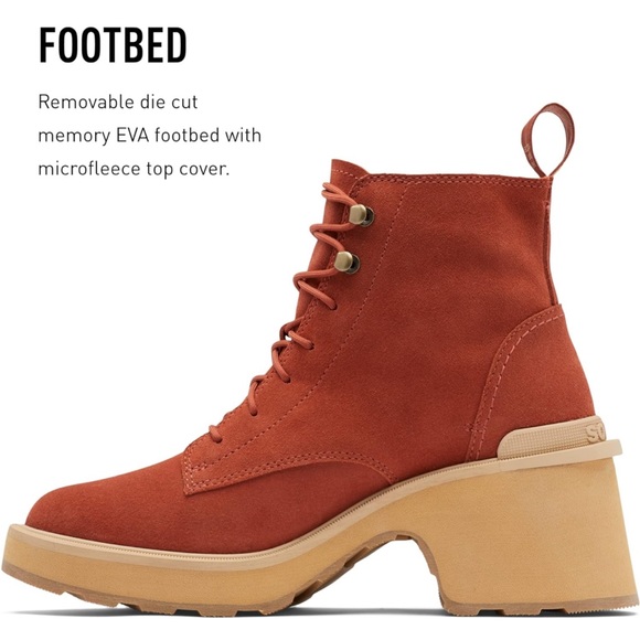 NWT Sorel Hi-Line Waterproof Lace up boots Women size 7.5 - Picture 5 of 7